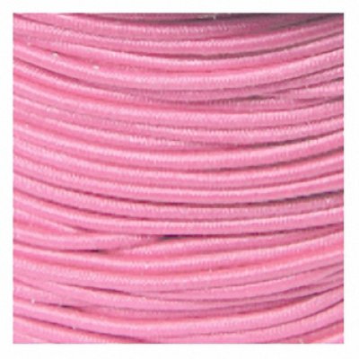 Gummikordel rosa 1,2mm