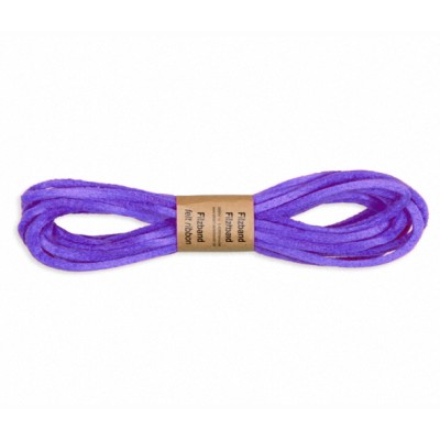 Filzband 5mm violett 5m