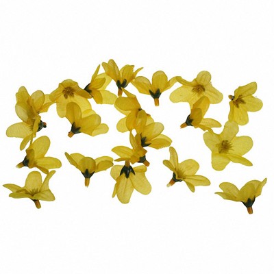 Forsythienblüten zum Streuen gelb 3,5cm 20 Stück