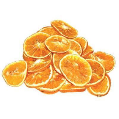 Orangenscheiben getrocknet