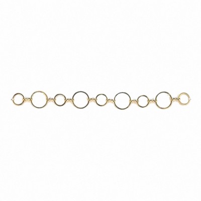 Gliederkette Formen 10-13mm gold