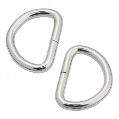 Gurtbandschlaufe 25mm silber