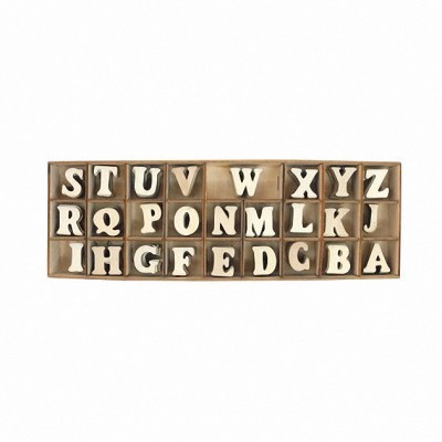 Holzbuchstaben A-Z 260tlg. 25mm