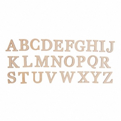 Holzbuchstaben A-Z 25mm 26 Stück