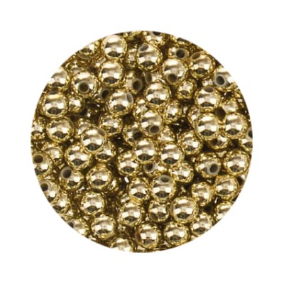 Metallicperlen 4mm gold