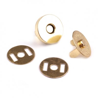 Taschenmagnet gold rund 15mm