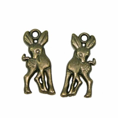 Anhänger Bambi 20mm bronze