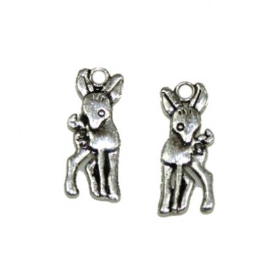 Anhänger Bambi silber Rehkitz 17mm