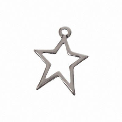 Sternanhänger silber 33mm