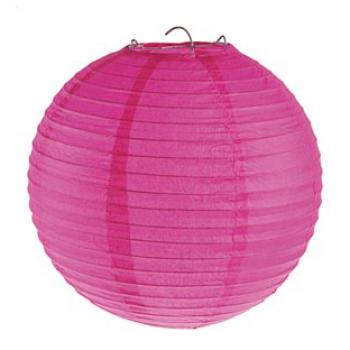 Lampion aus Papier in pink, 20cm