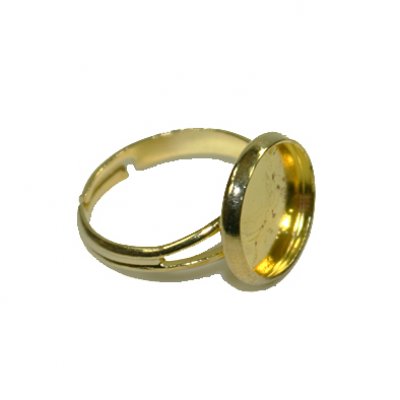 Finggering Fassung gold 12mm