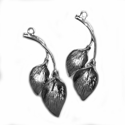 Schmuckanhänger Calla 38mm silber