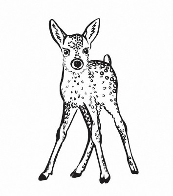 Stempel Bambi 6cm