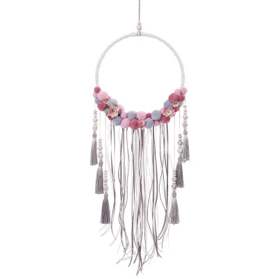 Traumfänger mit Pompons