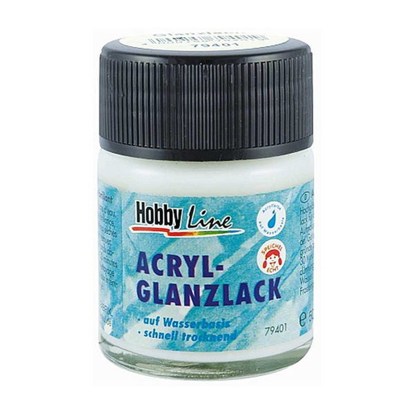 Transparenter & glänzender Acryl-Glanzlack von Hobbyline