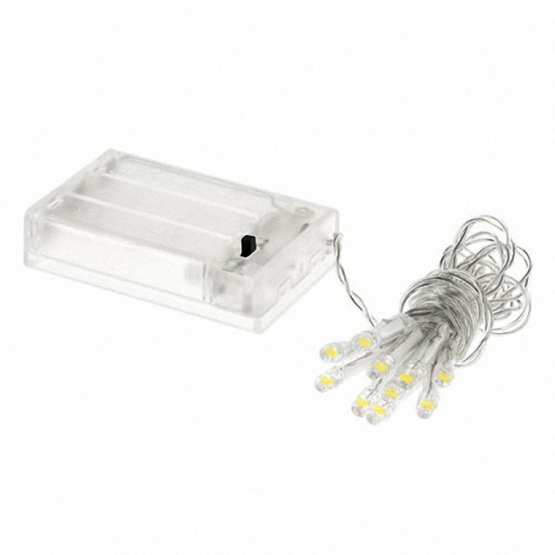 Lichterkette transparent 10 Lampen
