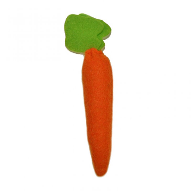 1 Filzkarotte orange 11cm