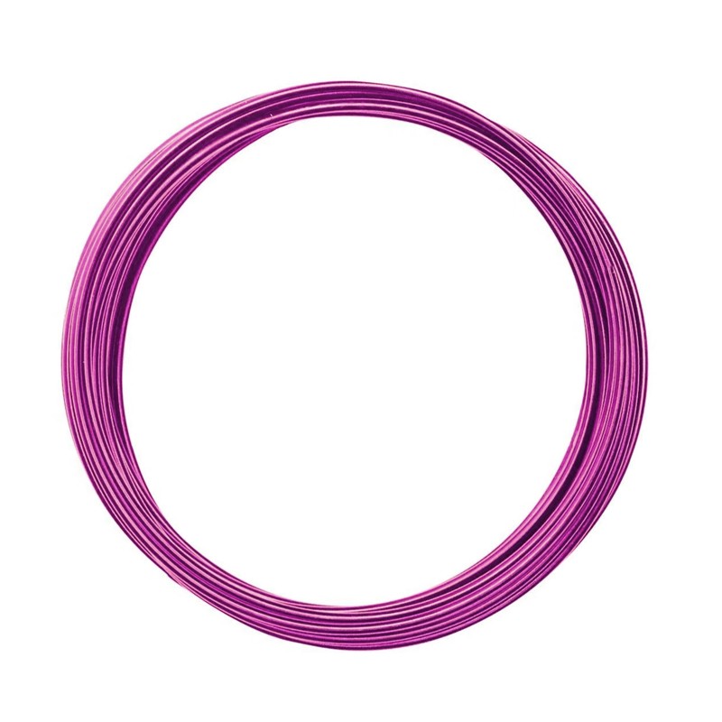Aludraht in 2mm Stärke und 4m Länge fuchsia