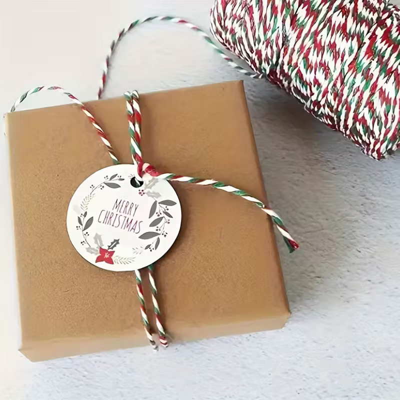 Bäckergarn 3farbig Weihnachtsfarben