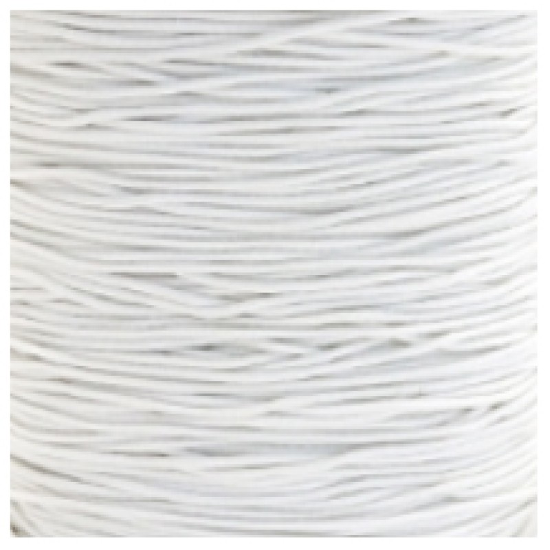 Gummikordel offweiß 1mm Meterware