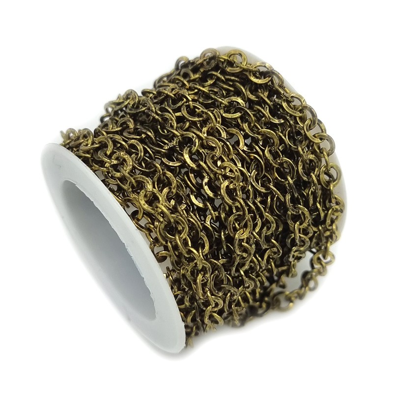 Meterware Kette goldbronze 4mm