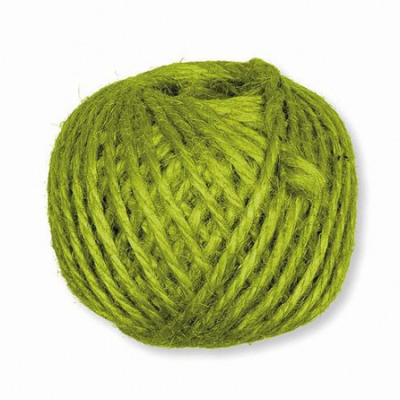 Juteschnur hellgrün 100g Knäuel
