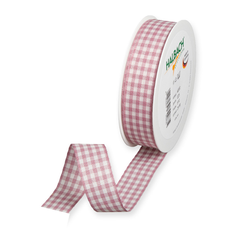 Karoband altrosa 25mm breit