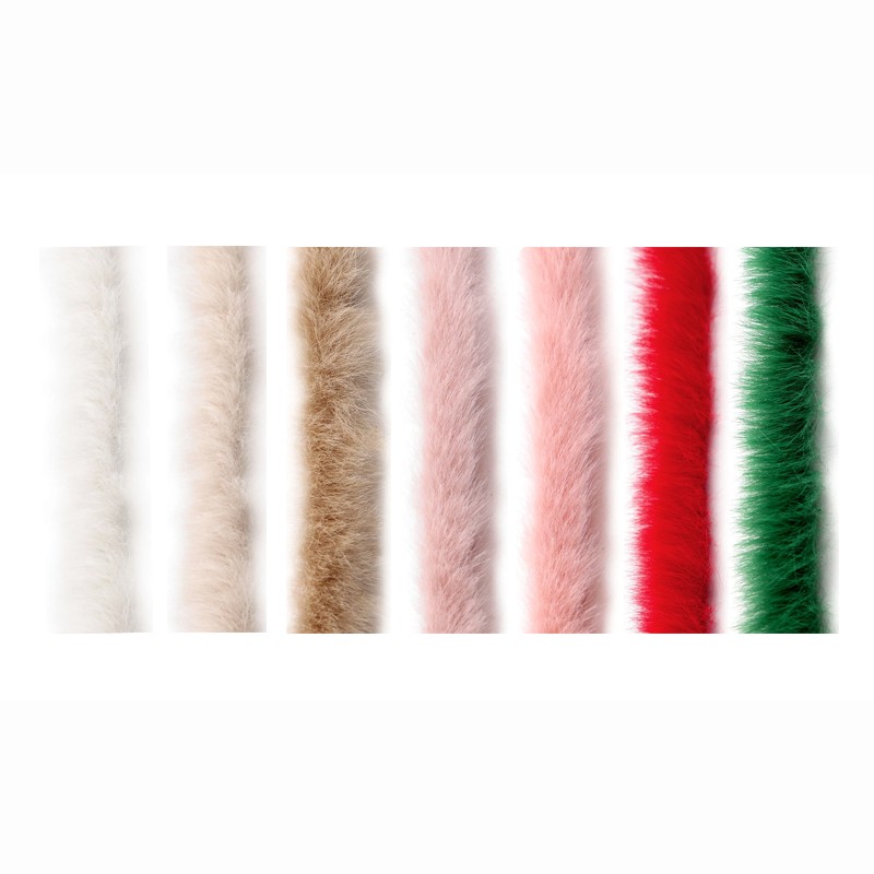 Dekofell 1,5cm Breite in 6 Farben Preis pro Meter