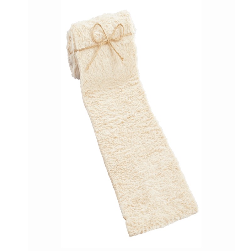 Plüschfell Band creme 4cm