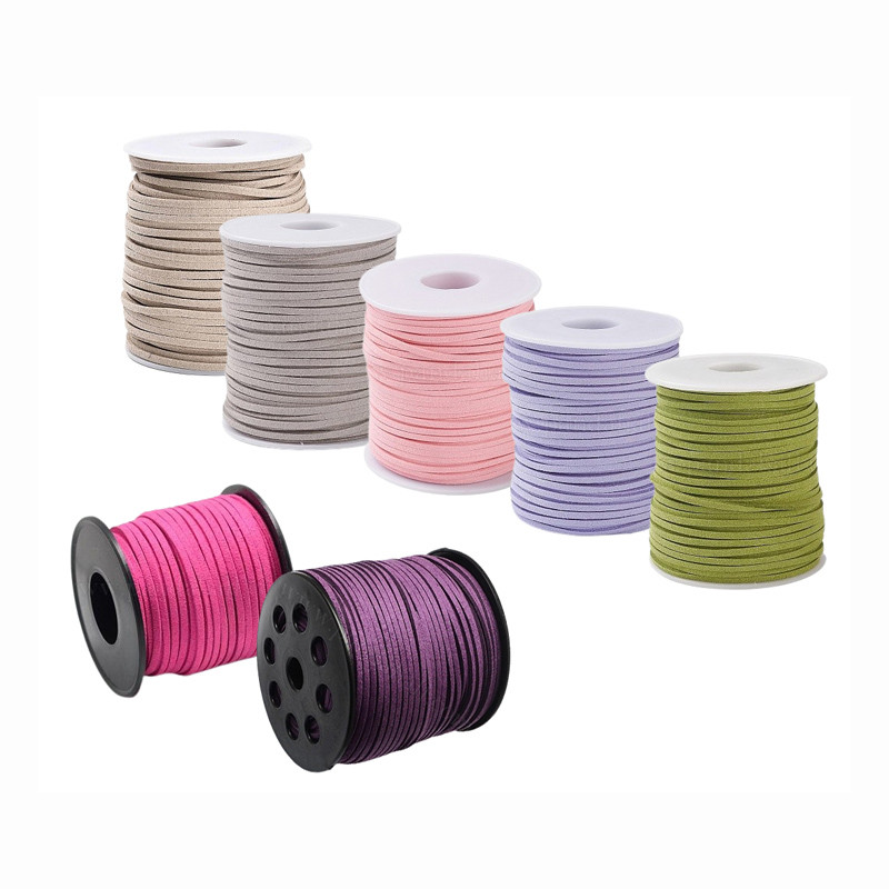 Wildlederimitat Kordel 2-3mm diverse Farben