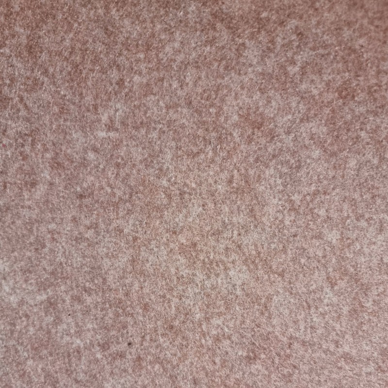Filzplatte 70x50cm rotbraun meliert