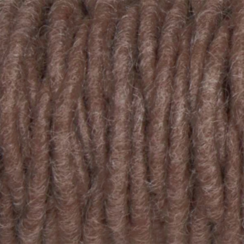 Filzschnur Dochtfaden espresso Nahansicht