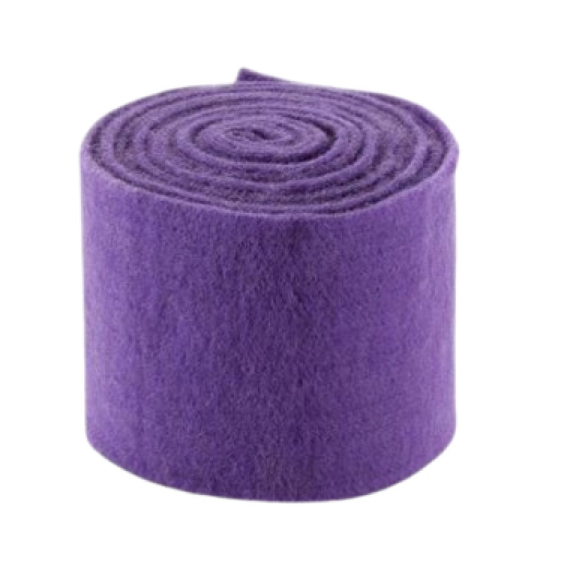 Filzband Topfband violett 1m