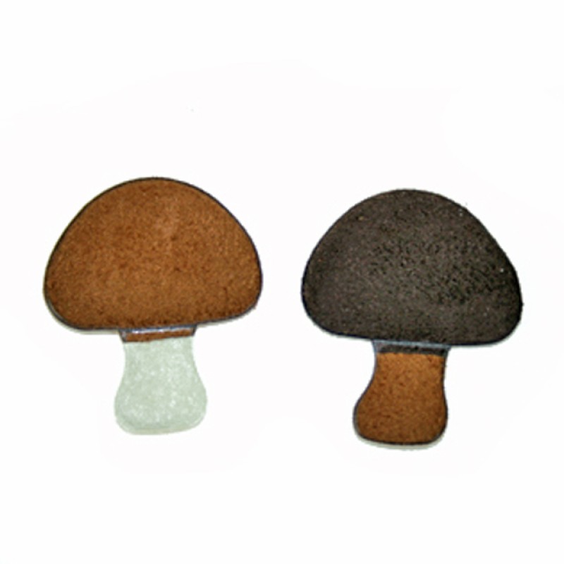 Filz-Steinpilze 4x5cm braun oder hellbraun zum Dekorieren