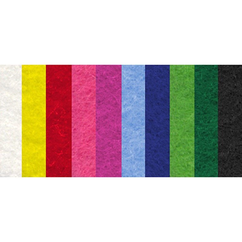 Filzplatte 20x30cm bunt 12 Farben