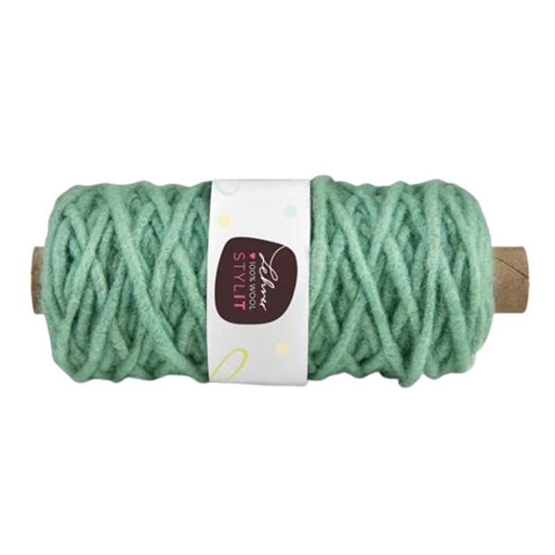 Filzschnur 5mm mit Jutekern mint
