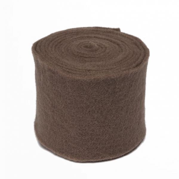 Filzband Topfband espresso auf Rolle