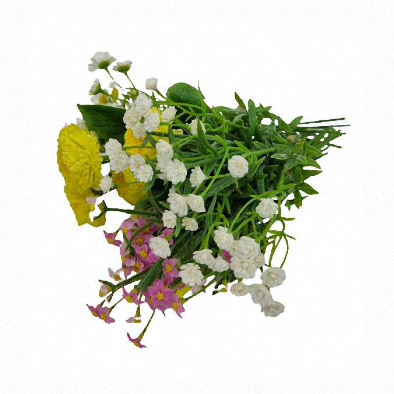 Künstlicher Blumenstrauss gemischt 23cm