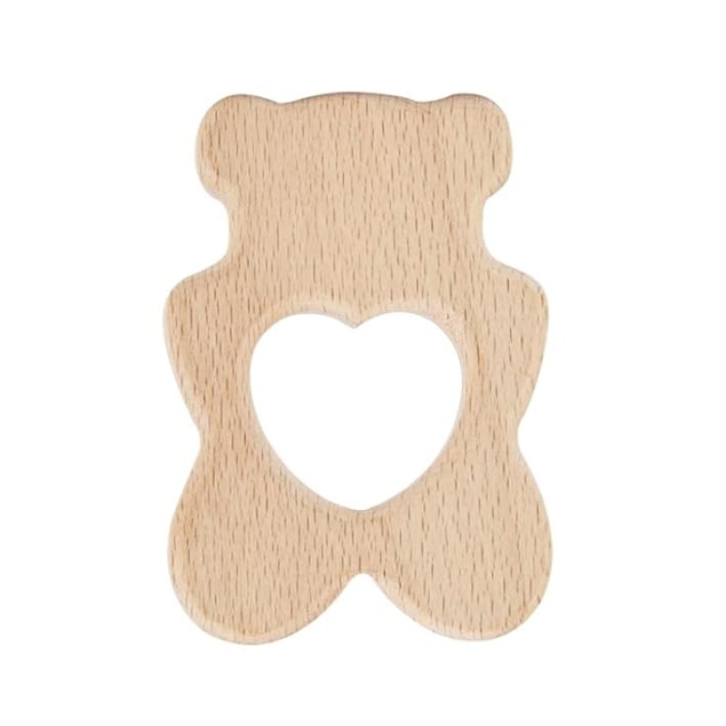 Holz-Beissring Teddybär 7cm