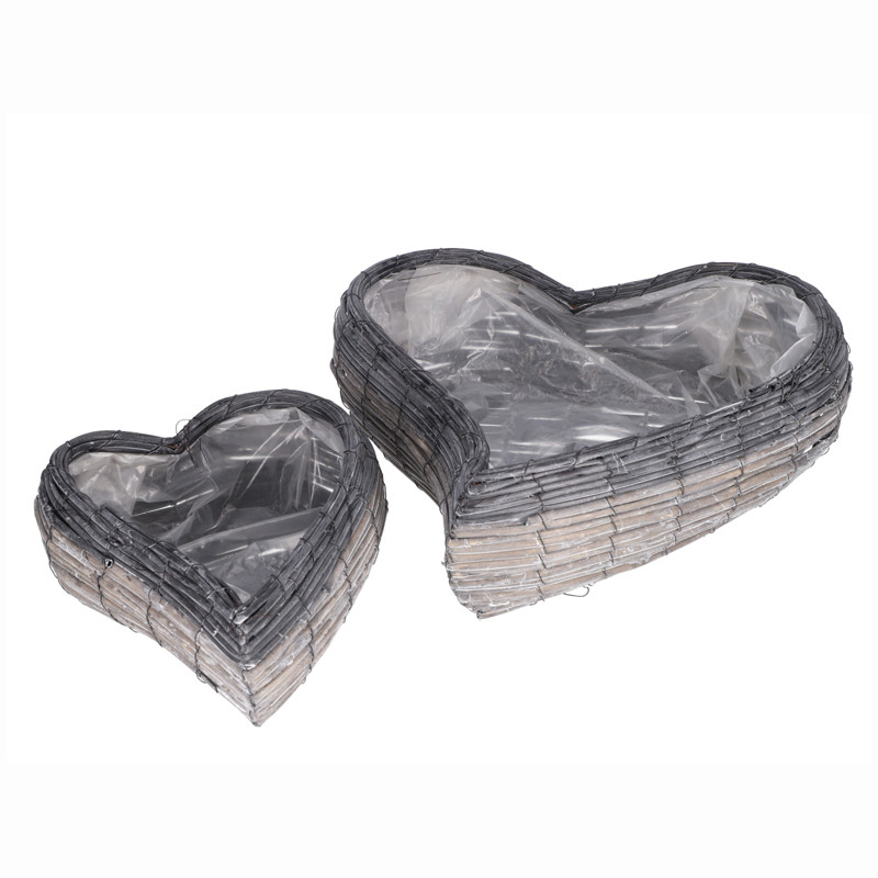 Pflanzherz Weidenherz zum Bepflanzen 45+30cm