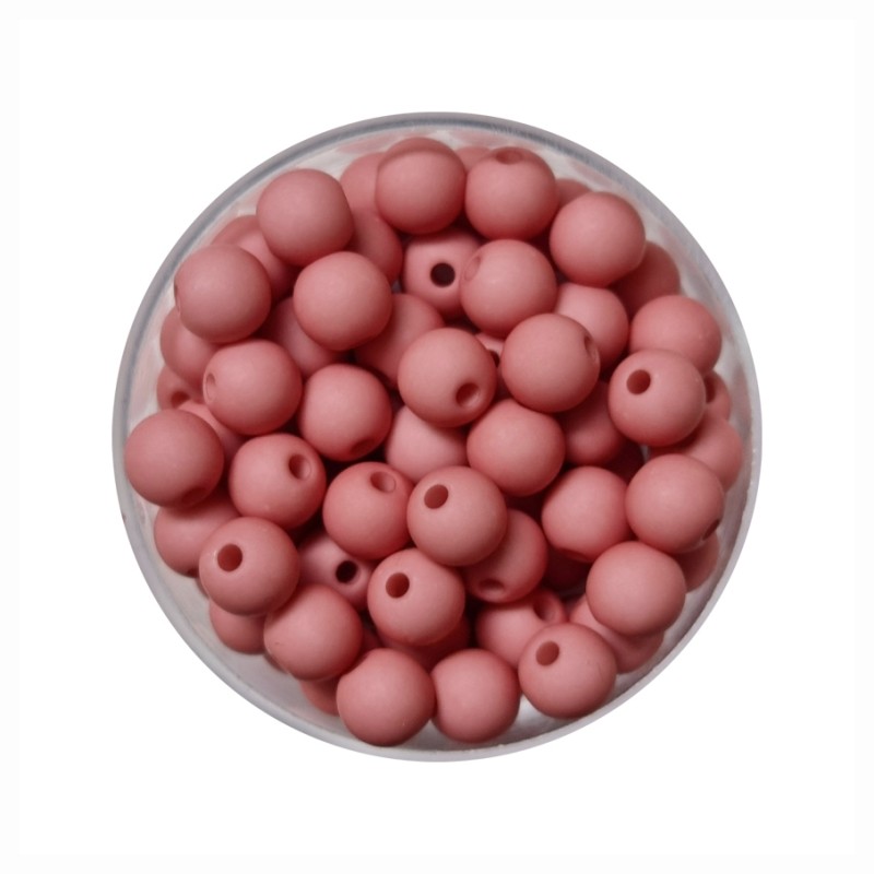 Acrylperlen 6mm mauve