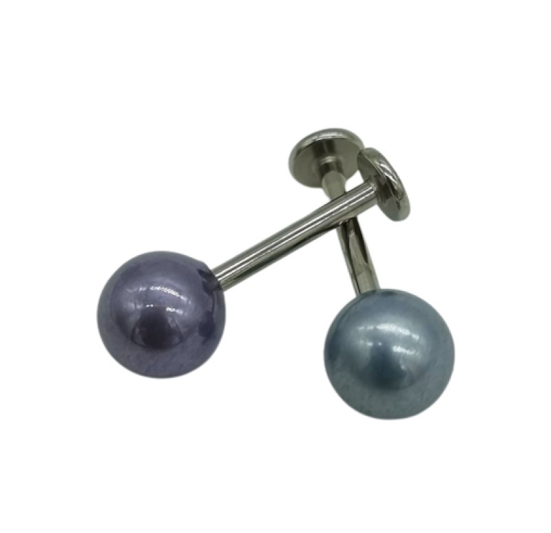 Kugeln Perlen hellblau 7mm für T-Stifte