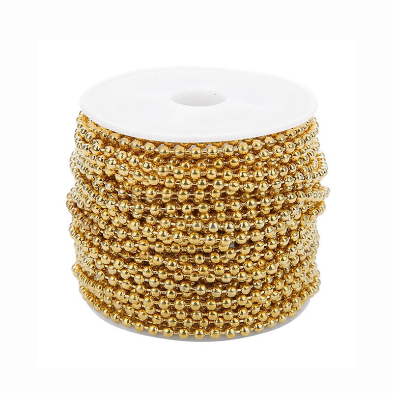 Kugelkette gold 2mm Meterware