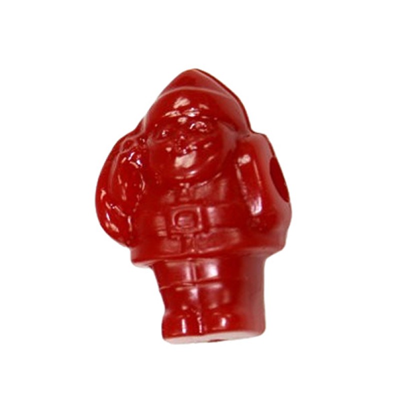 Nikolaus / Weihnachtsmann Acrylperle 25mm rot