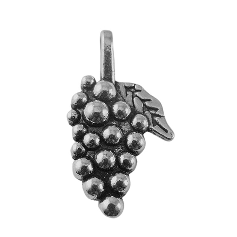 Anhänger Traube/Weintraube 26mm silber für Charivari