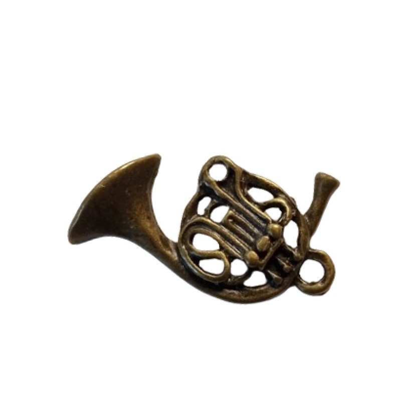 Anhänger Waldhorn bronze 25mm