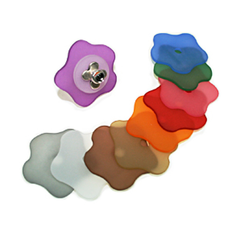 Polaris-Blumen-Perle für Schmuckgestaltung in vielen Farben 37mm