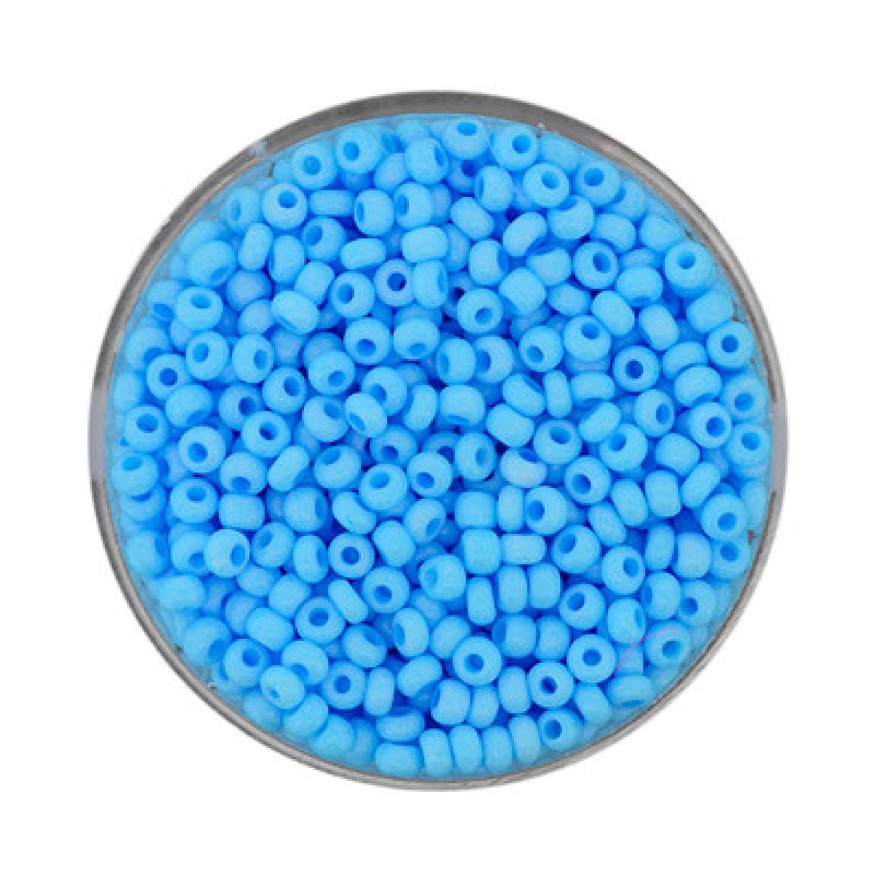 Rocailles hellblau soft 2,6mm 17g Dose