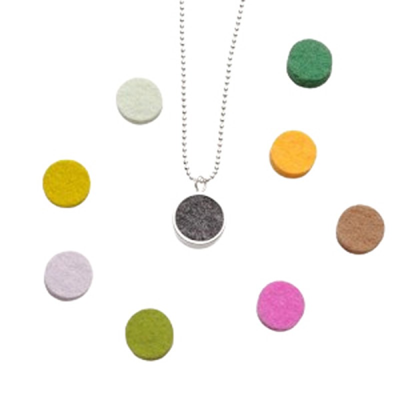 Filz-Wechselanhänger mit Kugelkette rund 20mm