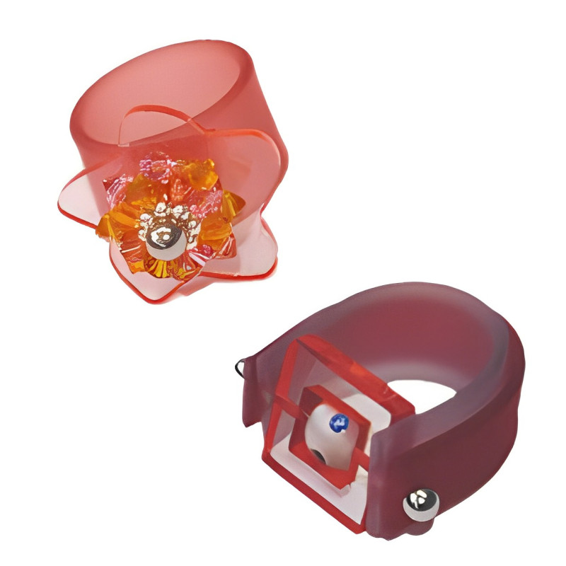 Ringe mit PVC-Kautschuk und Gewindestiften